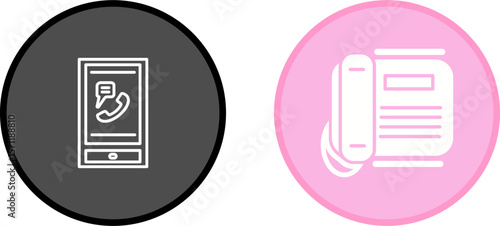 Telephone Vector Icon