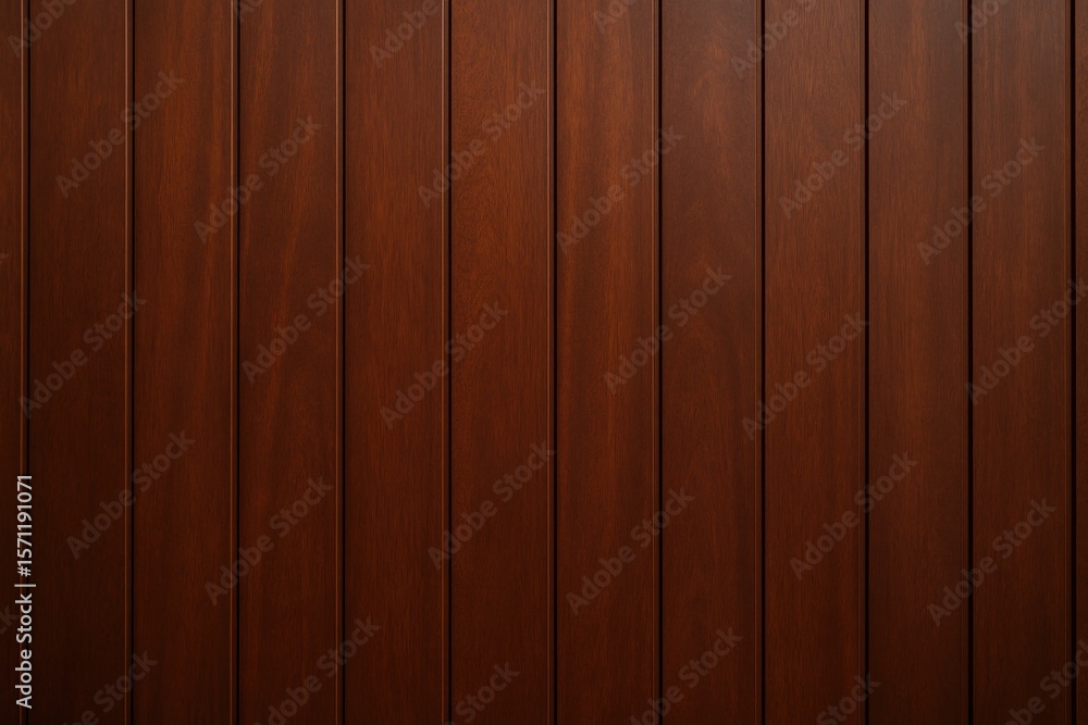 Naklejka premium Mahogany Paneling Elegance Wooden Texture