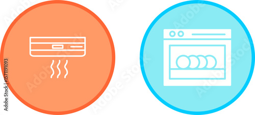 Dishwasher Vector Icon