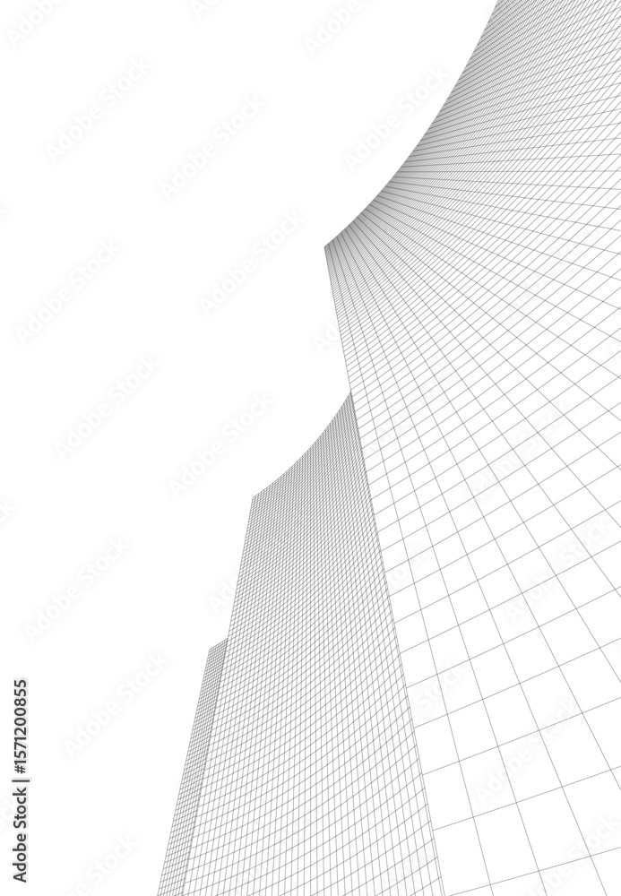 Fototapeta premium Architecture building. Design background vector illustration