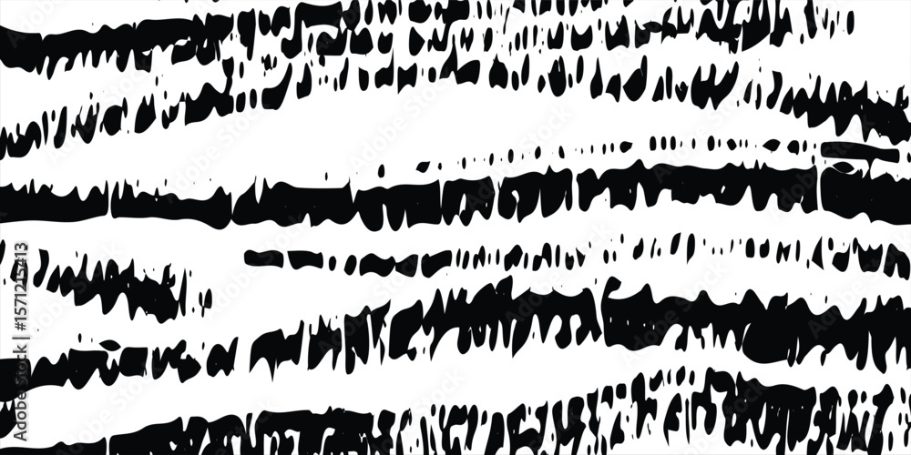 Obraz premium Vector paint brush strokes, ink splatters, grunge lines and artistic design elements. Dirty overlays, watercolor splashes, black silhouettes and torn paper set. Social media business banner art