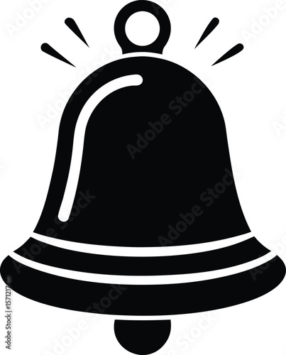 alarm bell on white background.eps