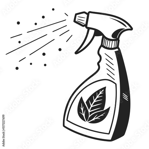 Eco Cleaning Product Icon