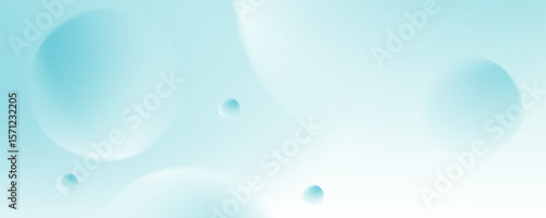 3D ball abstract Background. Soft Gradient with minimal bounce ball with shadow and light effect. Realistic 3d bubble background.