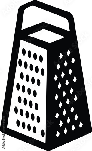 cheese grater on white background.eps