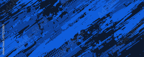 blue color pattern gradient grunge texture background. Dots pop art comics sport style vector illustration Abstract background dark blue with modern corporate concept