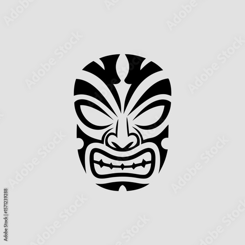 Polynesian Tiki Mask Carving