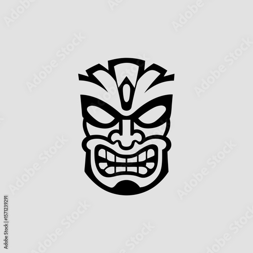 Polynesian Tiki Mask Carving