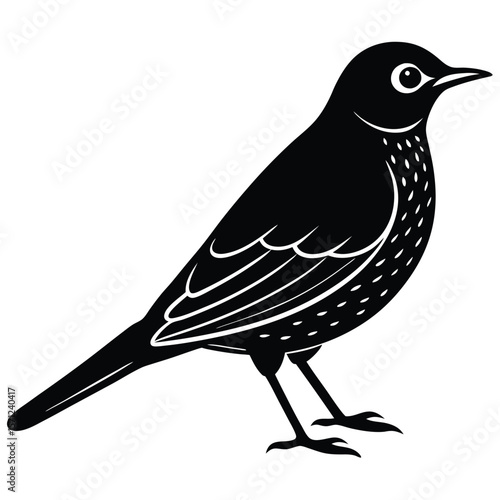 Lark single vector shilhouette 