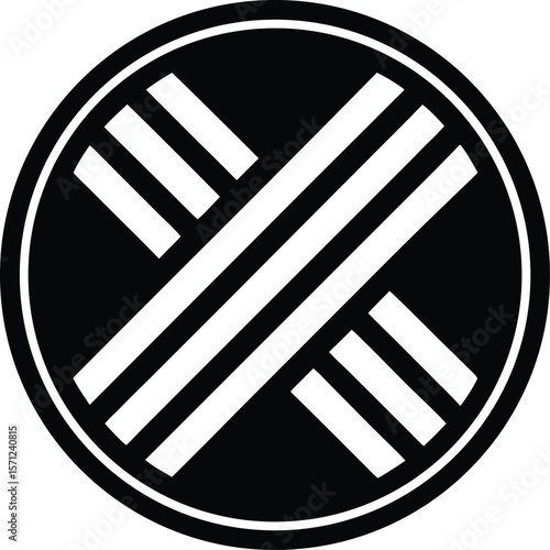 crosswalk button on white background.eps