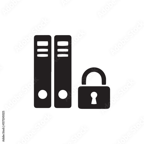 Office Binder Icon – Document Storage and File Organization