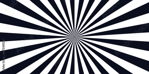 Abstract vivid, radial spiral burst pattern with red and white curved rays. circle motifs. Sunset light retro design. Vintage sunrays swirl sun beam pattern. Swirl texture with stripes,striped.