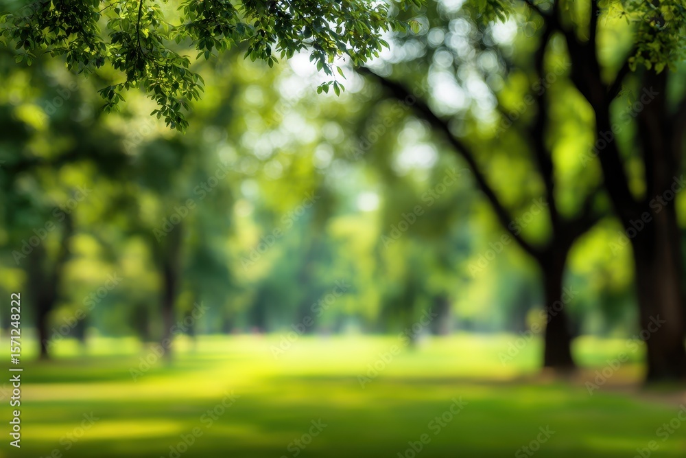 Obraz premium high resolution summer park background in soft focus