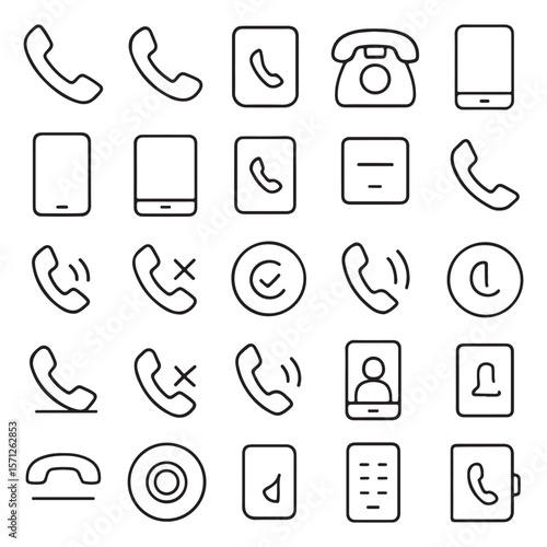 Call End Icon with Crossed Phone Lines