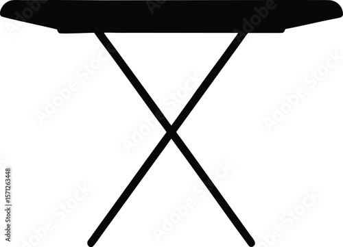 ironing board on white background.eps