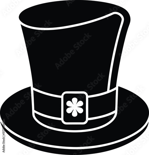 leprechaun hat on white background.eps