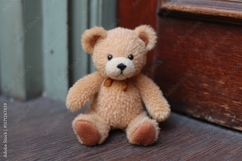 Obraz premium Old melancholy teddy bear