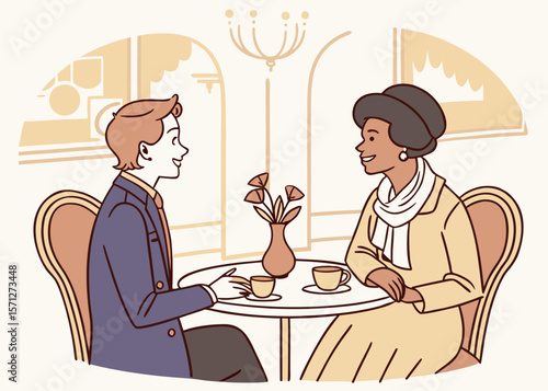 Good manners and conversation.
