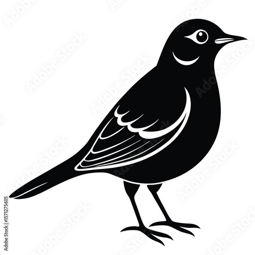 Lark single vector shilhouette 