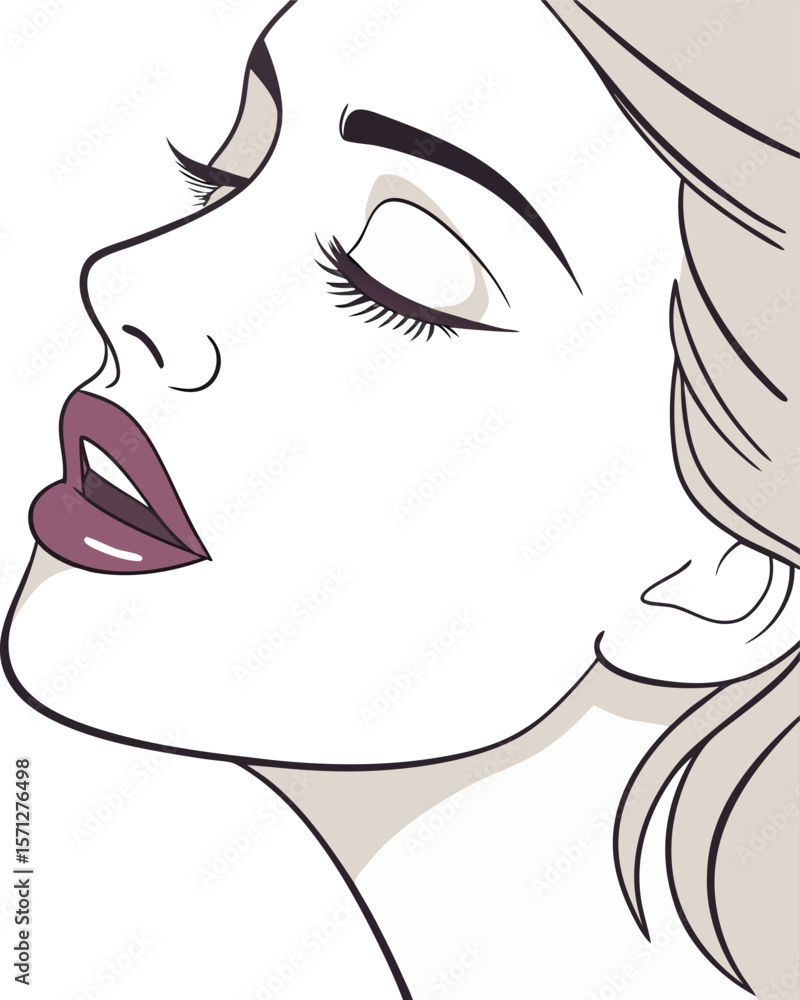 vector illustration of a woman vector illustration of a woman