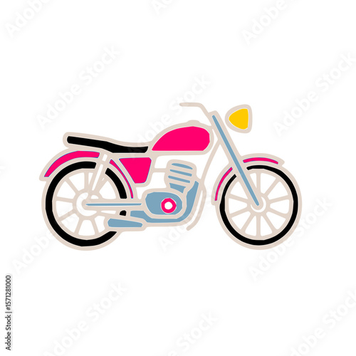 A vibrant vector collection of colorful scooters and bicycles in a flat, minimal, and modern style. The set includes classic mopeds, retro scooters, urban cycles, and contemporary electric-style bikes