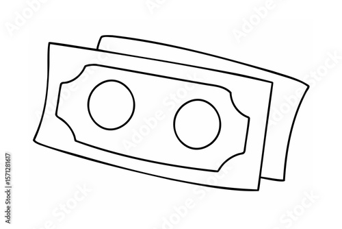 Two bills money currency finance