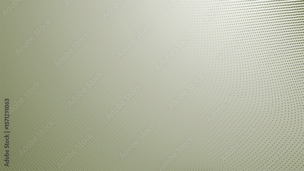 Fototapeta premium Green army gradient with halftone curve background for modern abstract digital and graphic design