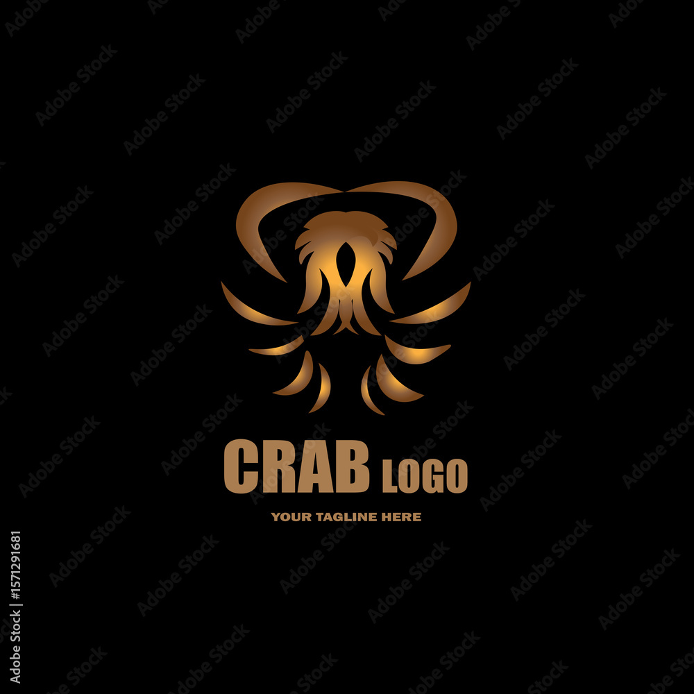 Fototapeta premium Crab logo for business