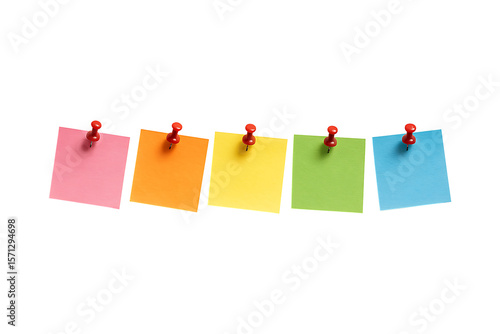 Colorful Push Pin Sticky Notes – Planning & Reminders