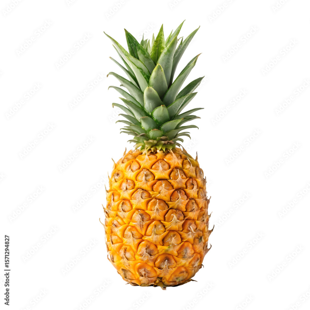 Fototapeta premium pineapple on white background