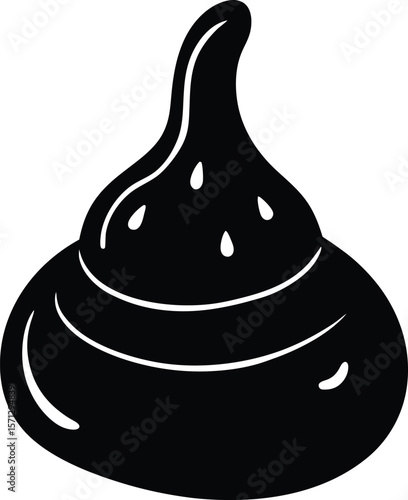 silly putty on white background.eps