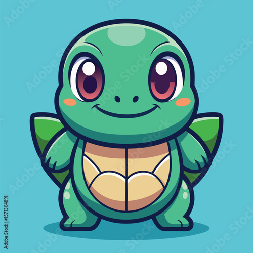 Cute cartoon turtle