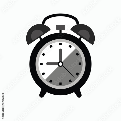 black alarm clock