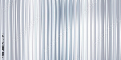 Ribbed Glass Effect with Transparent Background and Abstract Gradient Line. This Silver Metal Pattern Features Light Blur, Wave or 3D Window Overlay, Ideal for Luxury Architecture and Stylish Relief.