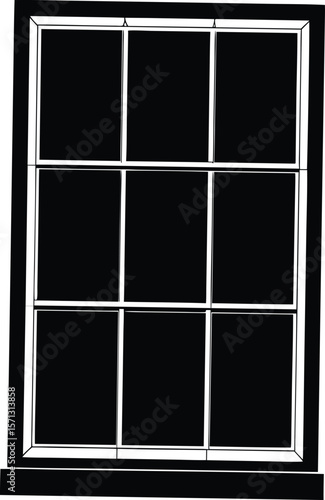 window screen on white background.eps