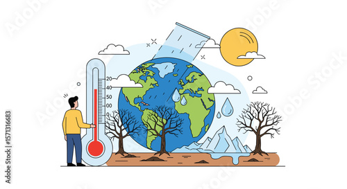 Understanding the impact of rising global temperatures on our planet and life