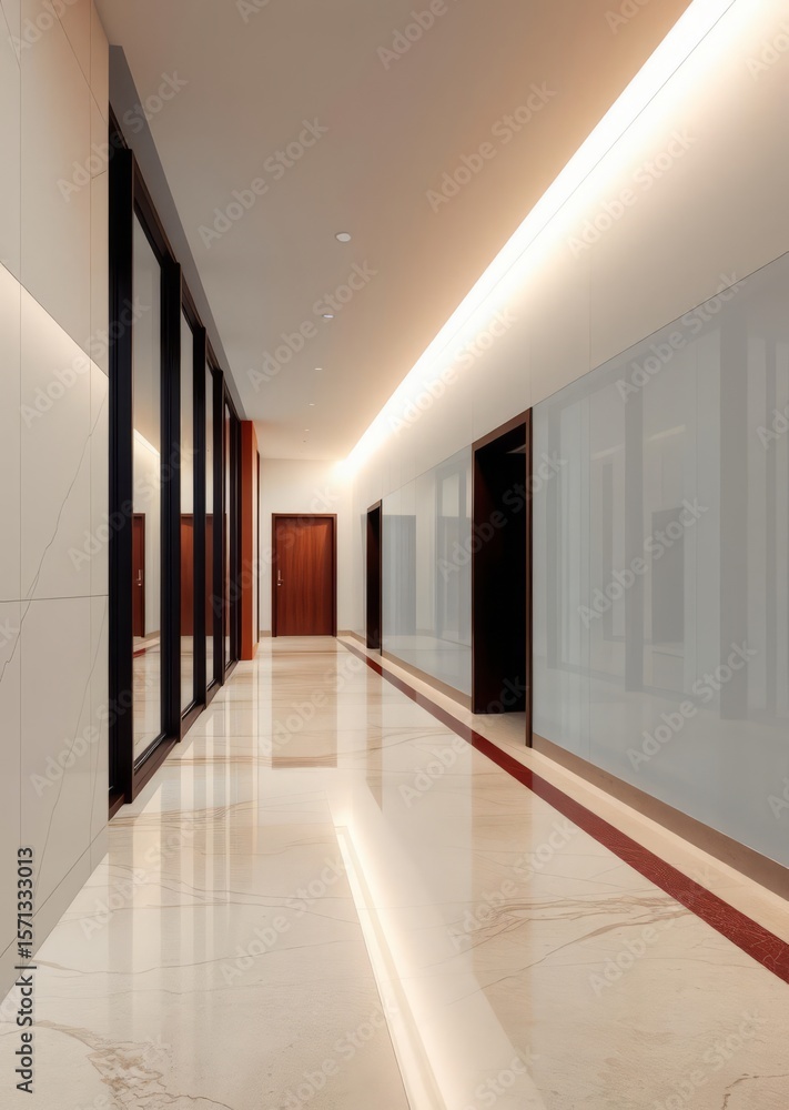 Obraz premium Pink room with an empty picture frame on wall serves as a mockup for potential artwork or photographs Empty room interior design architecture blank design room