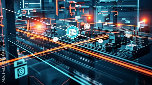 Digital transformation in a bustling smart industry environment