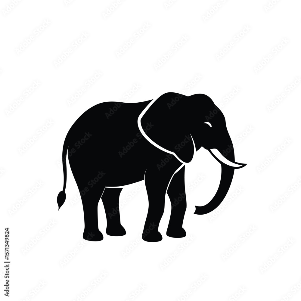 Obraz premium elephant vector illustration