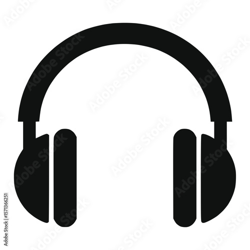Modern Headphones Vector Icon