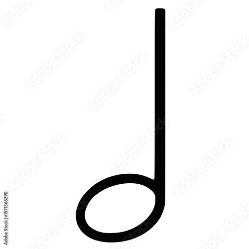 Half Note Music Icon