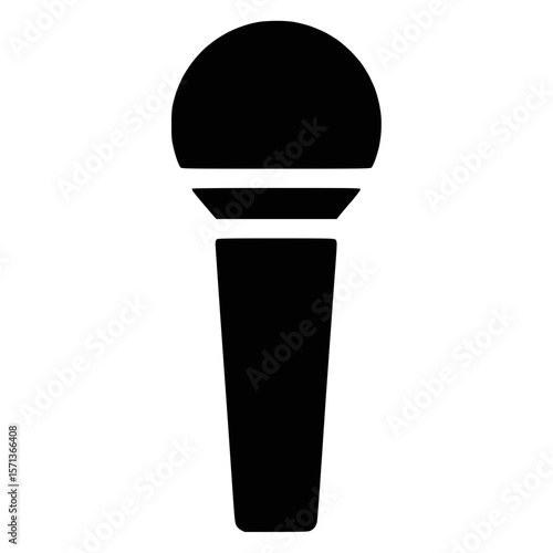 Microphone Silhouette Icon