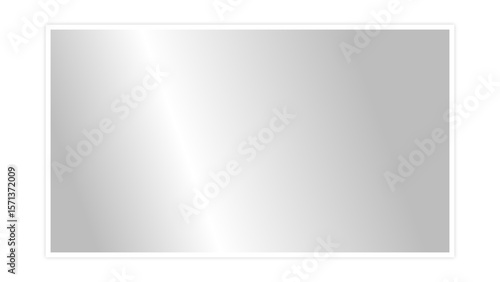 Transparent shiny glass plate. Clear glass showcase on a transparent background. Realistic laptop or TV screen glare or reflection. Vector illustration.