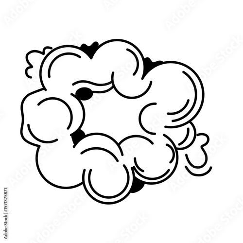vector doodle bomb effect