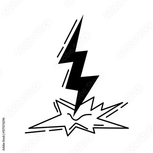 vector doodle bomb effect