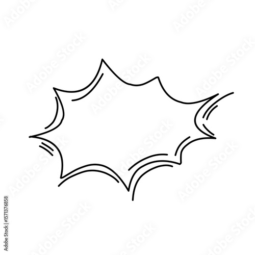 vector doodle bomb effect