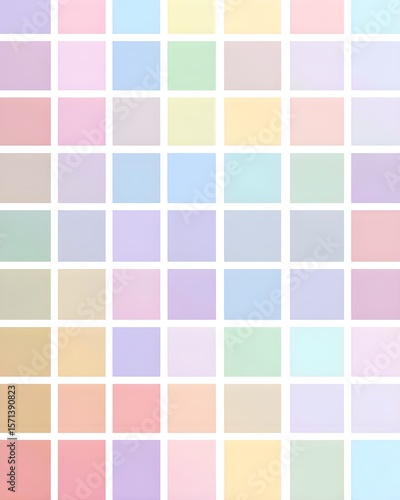 Abstract Colorful Background with Minimalist Vintage Arts