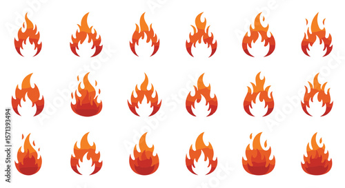 Fiery flames set against a dark backdrop.