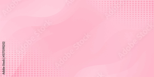 Pink abstract background with soft curved lines and a rosy, loving pattern