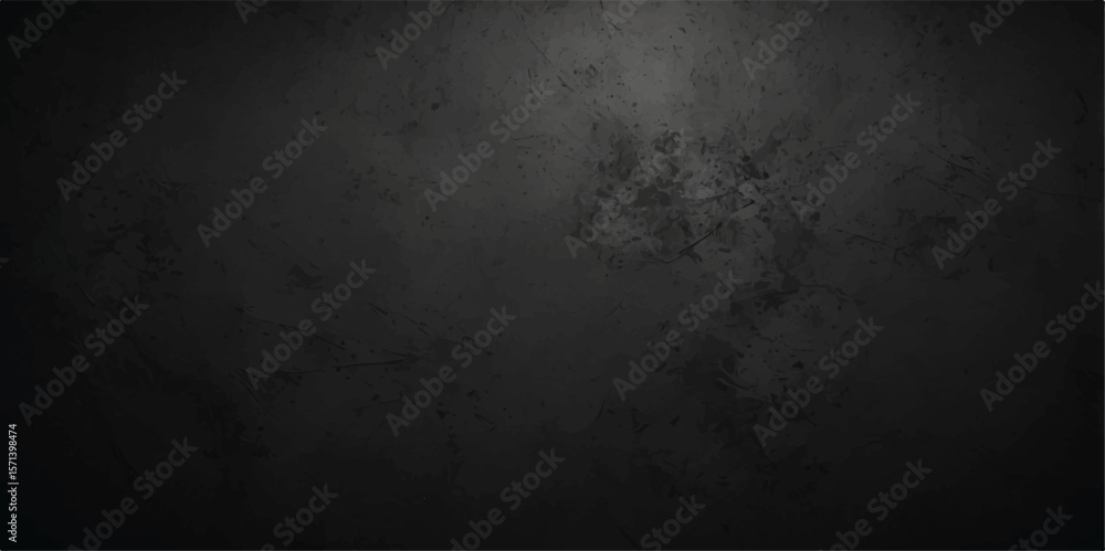 Fototapeta premium Dark, aged grunge concrete wall texture for a vintage design backdrop